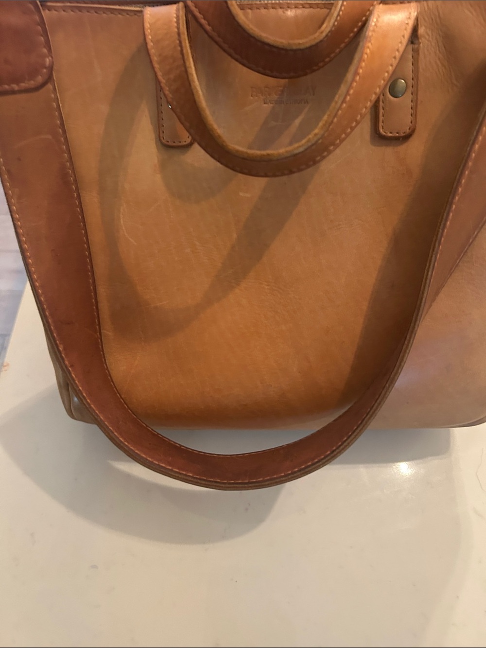 Parker Tan Leather purse - Picture 4 of 8
